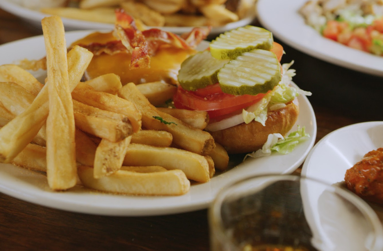 Bacon Cheeseburger with Fries